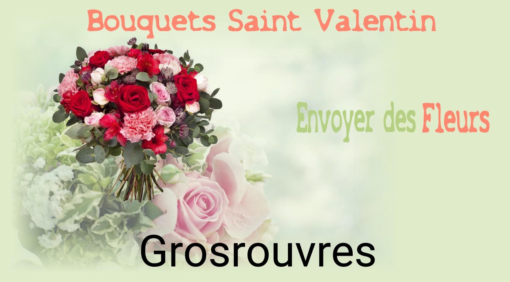 Roses de Saint-Valentin livrées à Grosrouvres